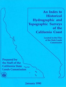 Cover of the 1990 Historical Hydro and +Topo Surveys of the CA Coast