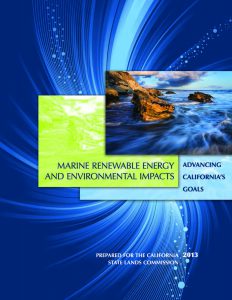 Cover of 2013 report - MRE Advancing CA Goals